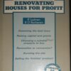 Buy Buying and Renovating Houses For Profit by K Ludman and R D Buchanan at low price online in India