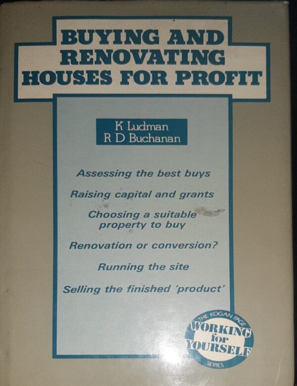 Buy Buying and Renovating Houses For Profit by K Ludman and R D Buchanan at low price online in India