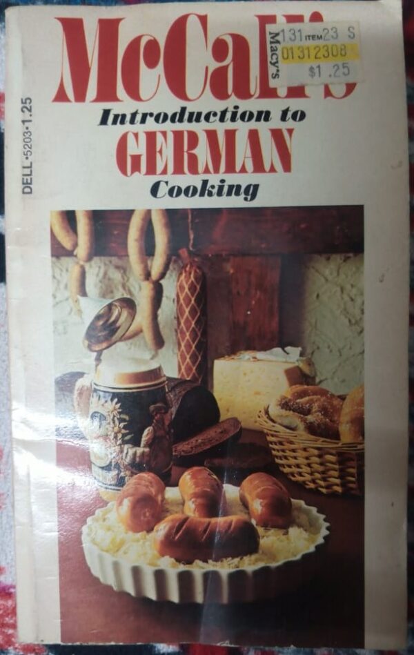 Buy McCall's Introduction to German Cooking book at low price online in India