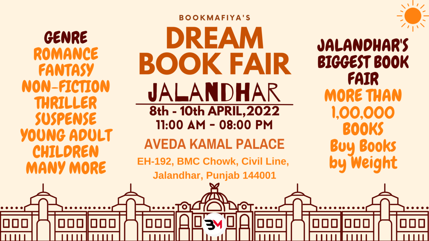 BookMafiya's DREAM BOOK FAIR JALANDHAR 8th - 10th April 2022, Jalandhar Book Fair, Book fair in Jalandhar, Jalandhar's Biggest Book Fair, Punjab Book Fair 2022