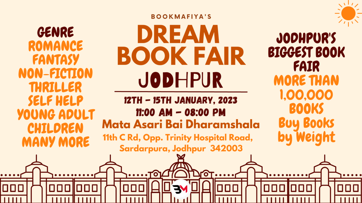 Jodhpur book fair 2023, Jodhpur book fair, Book fair in Jodhpur, BookMafiya's Dream Book Fair Jodhpur