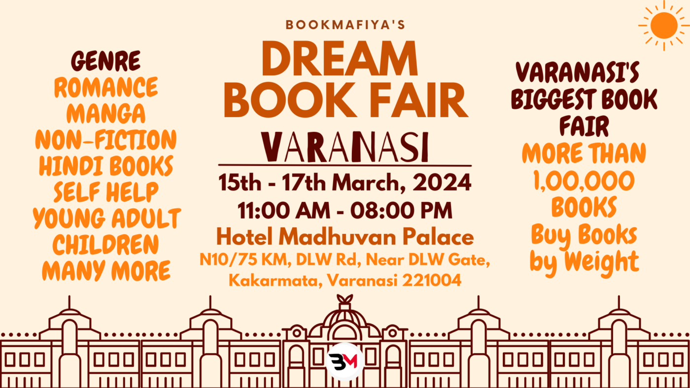 Varanasi book fair, Varanasi's biggest book fair, BookMafiya's Dream Book Fair Varanasi, Banaras book fair, book fair in Banaras