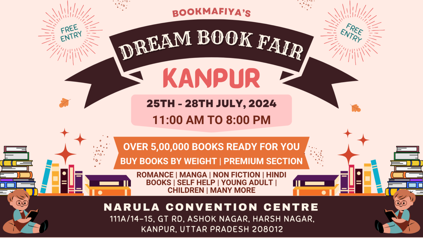 Kanpur book fair, kanpur book fair 2024, book fair in Kanpur, BookMafiya's Dream Book Fair Kanpur