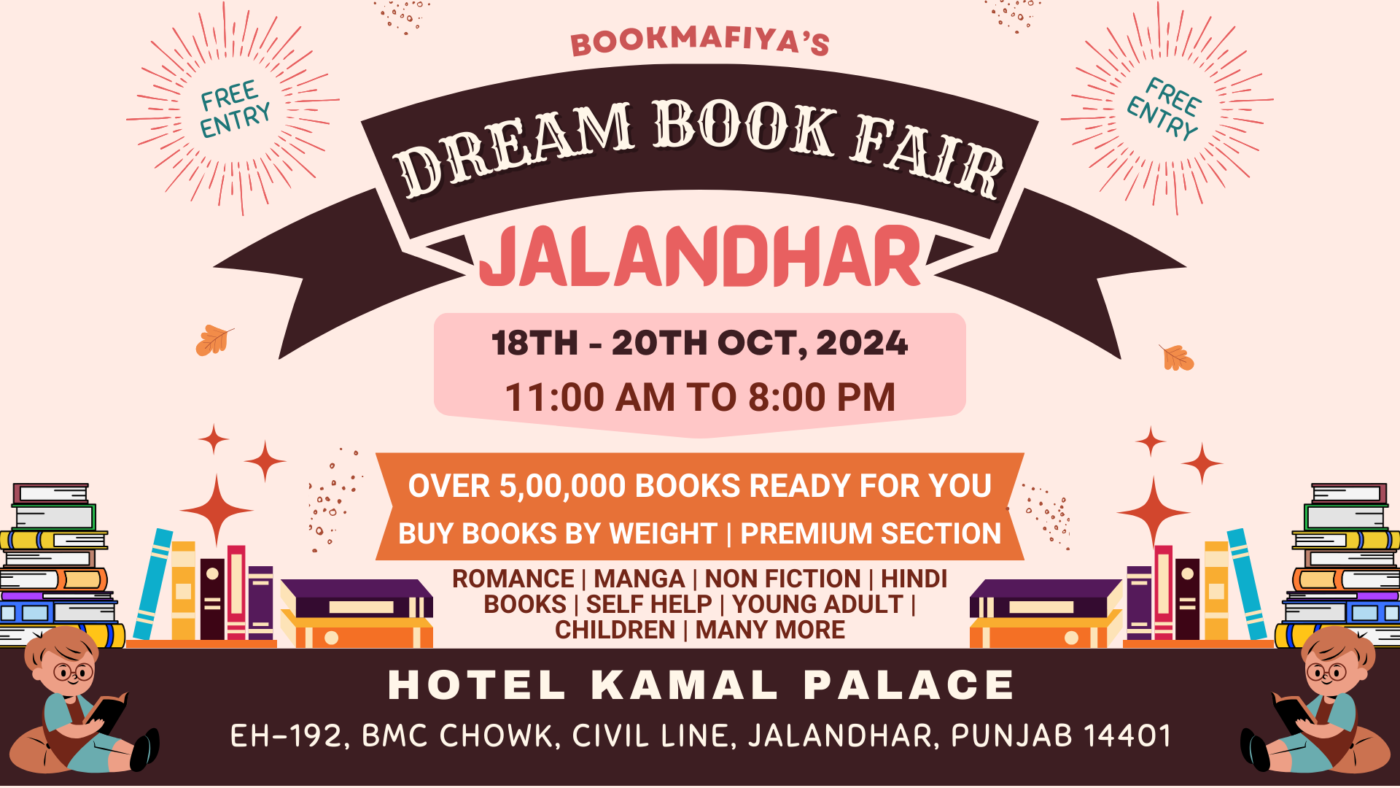 Jalandhar book fair 2024, Book fair in Jalandhar, BookMafiya's Dream Book Fair Jalandhar 2024