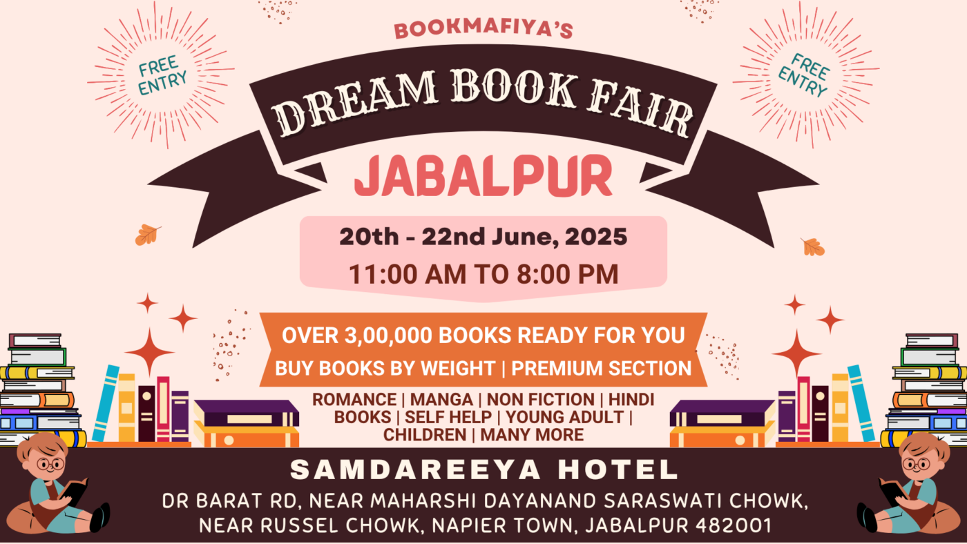Jabalpur book fair 2025, Book fair in Jabalpur 2025, BookMafiya's Dream Book Fair Jabalpur, BookMafiya Jabalpur book fair
