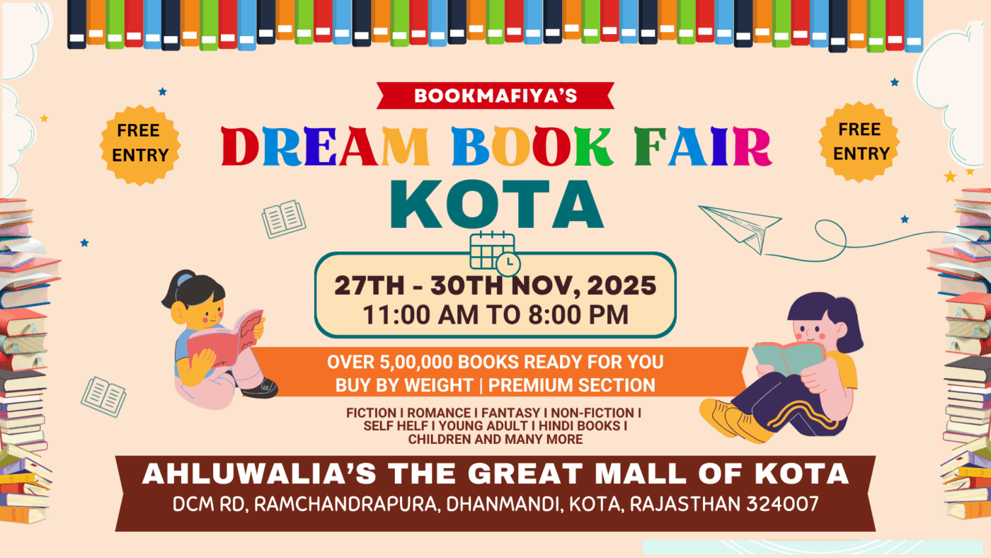 Kota book fair, Book fair in Kota, BookMafiya dream book fair Kota, BookMafiya Kota book fair, BookMafiya book fair in Kota