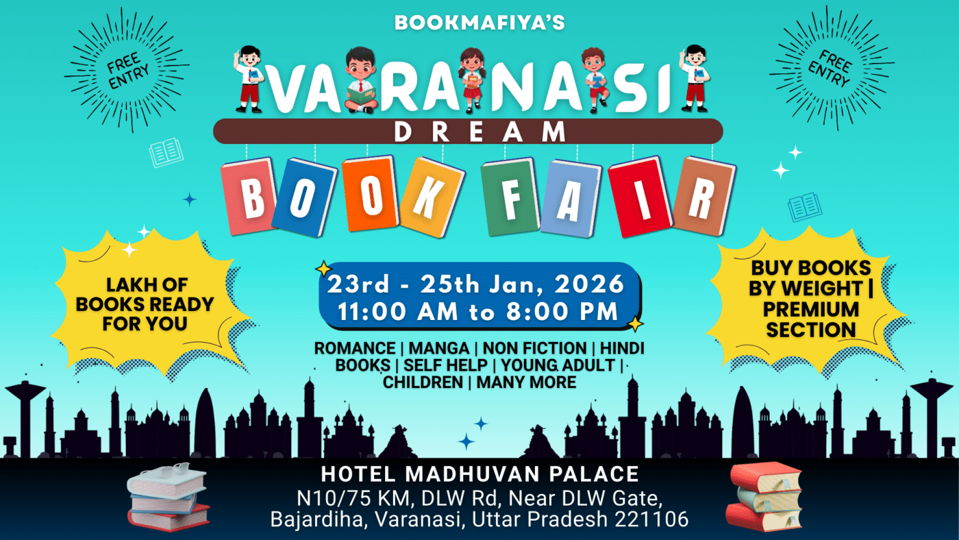 Varanasi book fair 2026, Book fair in Varanasi 2026, BookMafiya's Dream Book Fair Varanasi, BookMafiya Varanasi book fair, Banaras book fair 2026, Book fair in Banaras