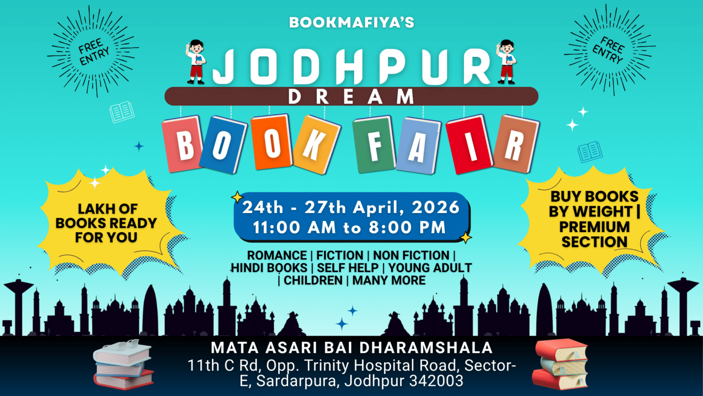 Jodhpur book fair, Book fair in Jodhpur, BookMafiya's Dream Book Fair Jodhpur, Jodhpur book fair 2026, Upcoming jodhpur book fair 2026, bookmafia jodhpur book fair, BookMafiya jodhpur book fair