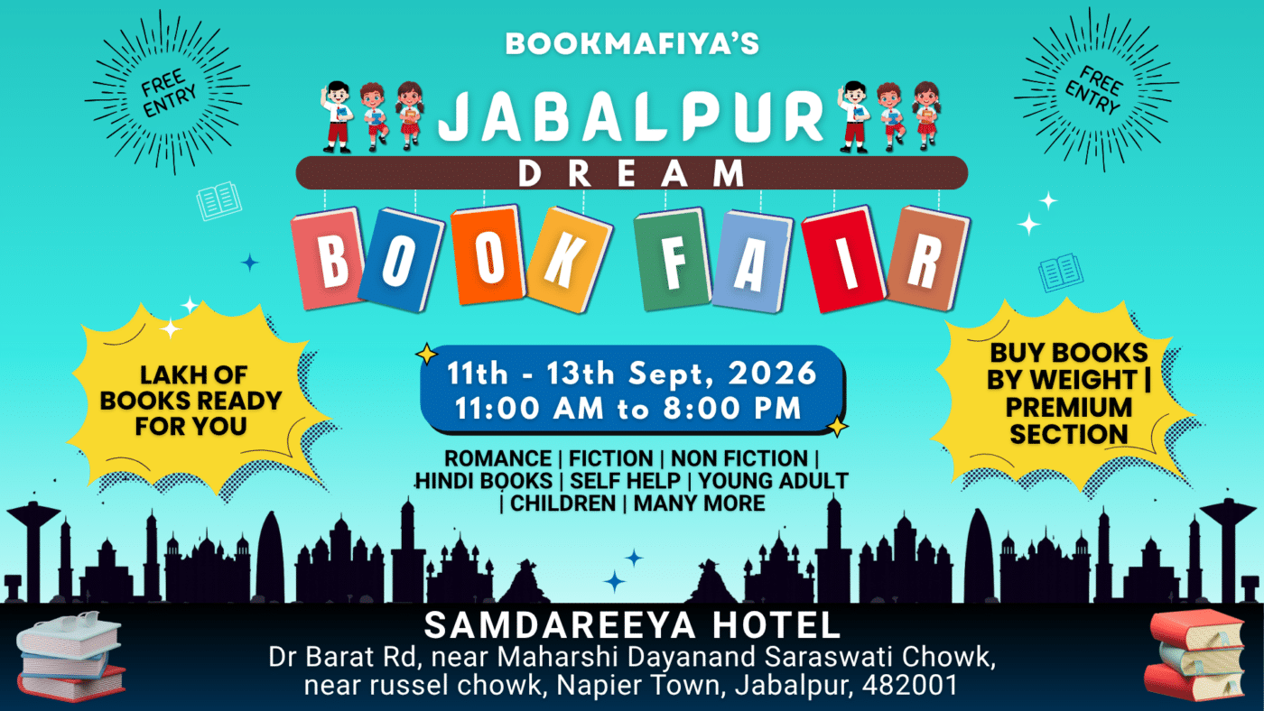 Jabalpur book fair 2026, Book fair in Jabalpur 2026, BookMafiya's Dream Book Fair Jabalpur, bookmafia jabalpur book fair