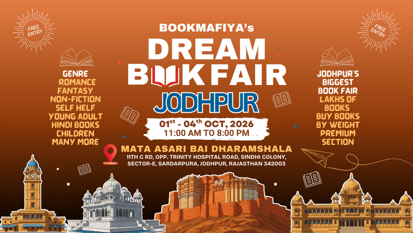 Jodhpur book fair, Book fair in Jodhpur, BookMafiya's Dream Book Fair Jodhpur, Jodhpur book fair 2026, Upcoming jodhpur book fair 2026, bookmafia jodhpur book fair, BookMafiya jodhpur book fair